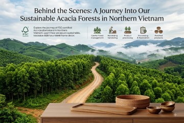 Behind the Scenes: A Journey Into Our Sustainable Acacia Forests in Northern Vietnam